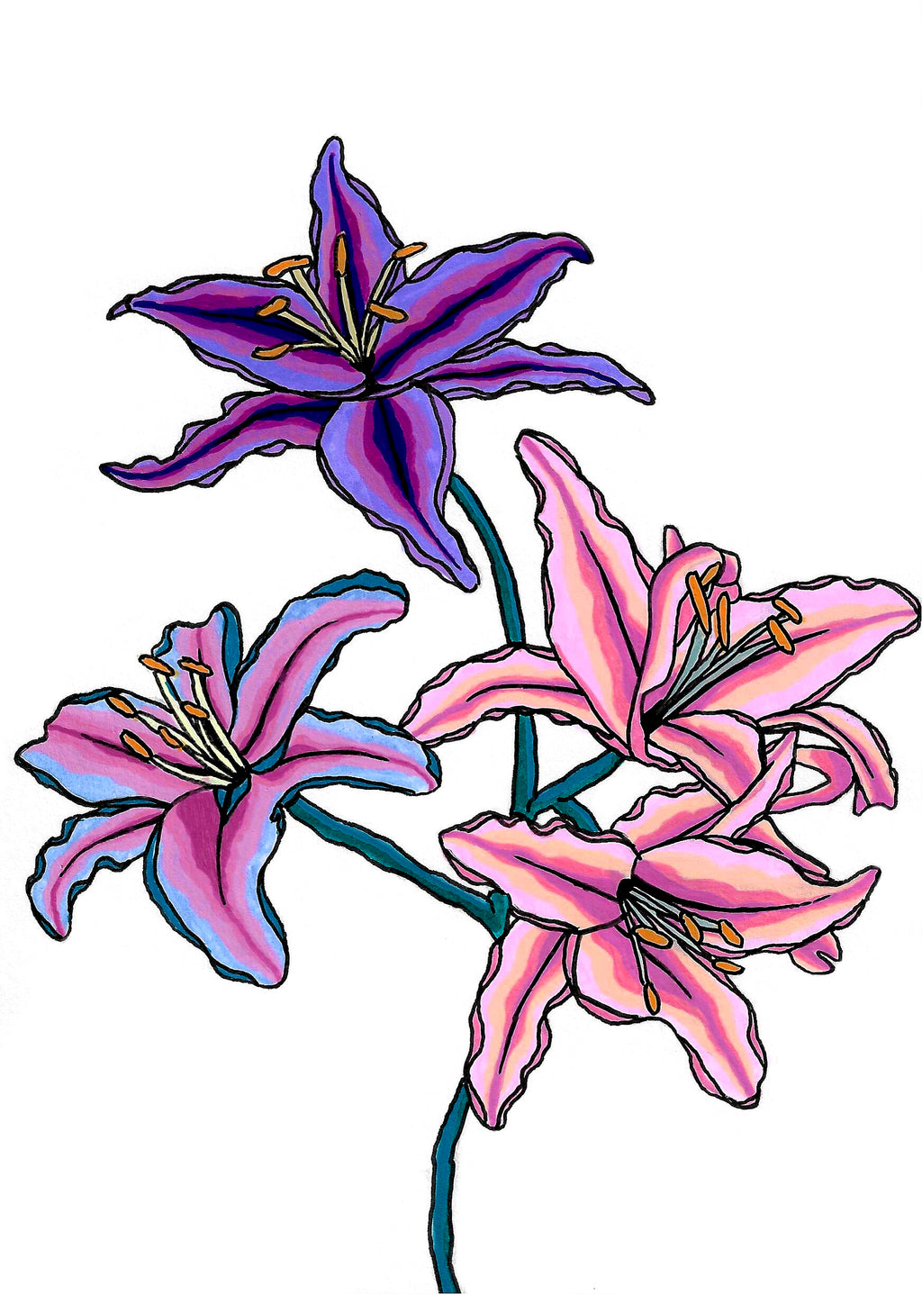 Acrylic Flora - Edition 2